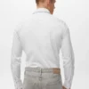 Slim-Fit-Hemd aus 100 % Baumwolle mit Streifenmuster