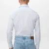 Slim-Fit-Hemd aus 100 % Baumwolle mit Streifenmuster