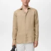 Slim-Fit-Hemd aus 100 % Leinen Slim-Fit-Hemd aus 100 % Leinen