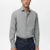 Slim-Fit-Hemd aus Lyocell-Baumwolle Slim-Fit-Hemd aus Lyocell-Baumwolle