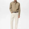 Slim-Fit-Hemd aus Lyocell-Baumwolle Slim-Fit-Hemd aus Lyocell-Baumwolle