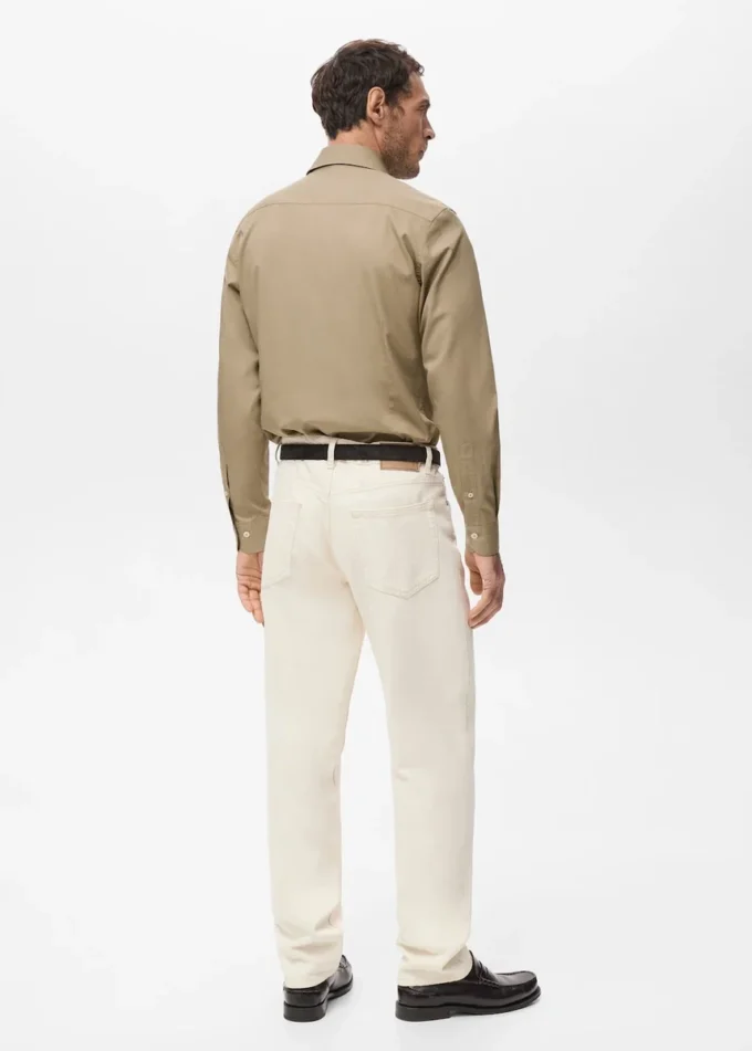 Slim-Fit-Hemd aus Lyocell-Baumwolle Slim-Fit-Hemd aus Lyocell-Baumwolle