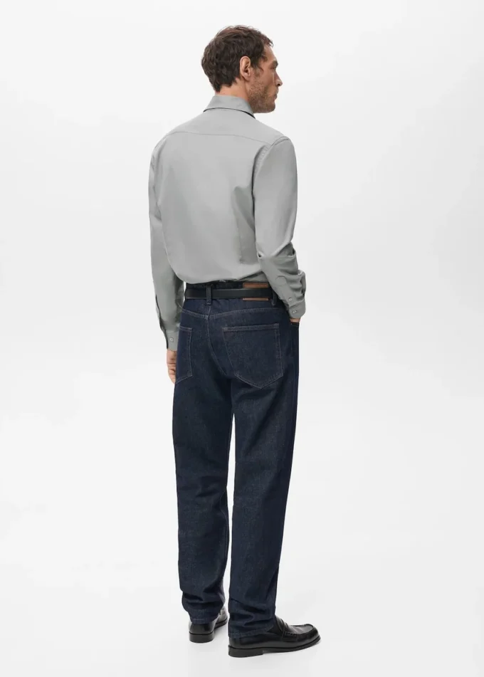 Slim-Fit-Hemd aus Lyocell-Baumwolle Slim-Fit-Hemd aus Lyocell-Baumwolle