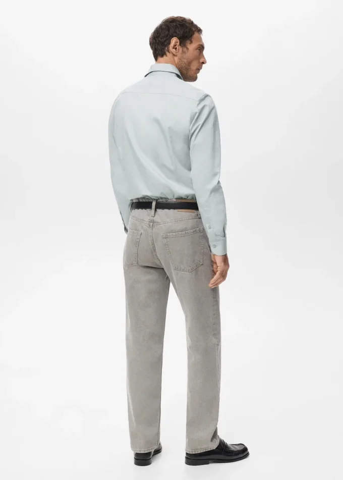 Slim-Fit-Hemd aus Lyocell-Baumwolle Slim-Fit-Hemd aus Lyocell-Baumwolle