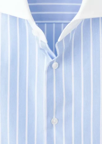 Slim-Fit-Hemd mit Streifenmuster