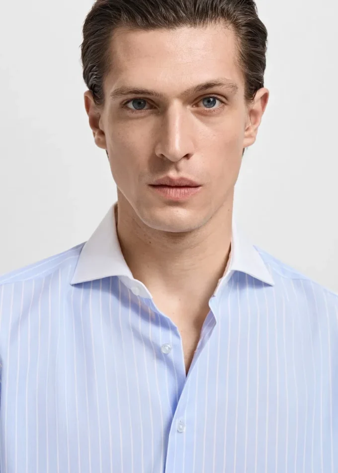 Slim-Fit-Hemd mit Streifenmuster Slim-Fit-Hemd mit Streifenmuster