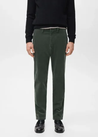 Slim-Fit-Hose aus Cord