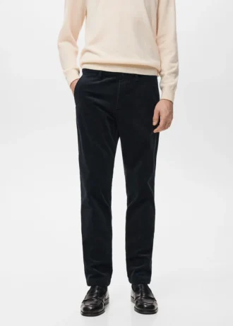 Slim-Fit-Hose aus Cord
