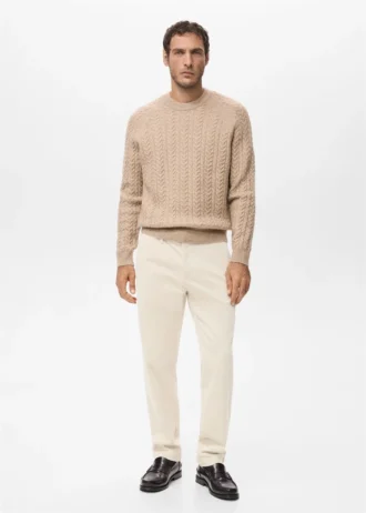 Slim-Fit-Hose aus Cord