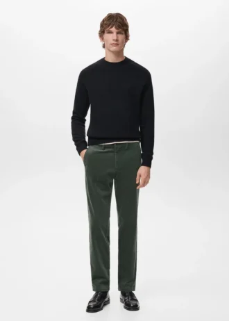 Slim-Fit-Hose aus Cord