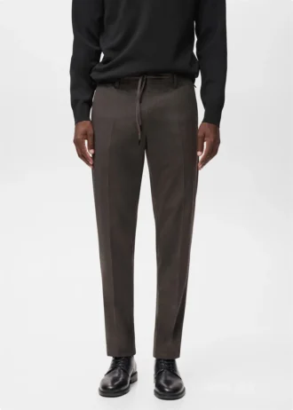 Slim-Fit-Hose aus Thermolite®-Flanell