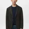Slim-Fit-Jacke mit Mikrokaromuster Slim-Fit-Jacke mit Mikrokaromuster