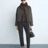 Slim-Fit-Jeans mit hoher Taille