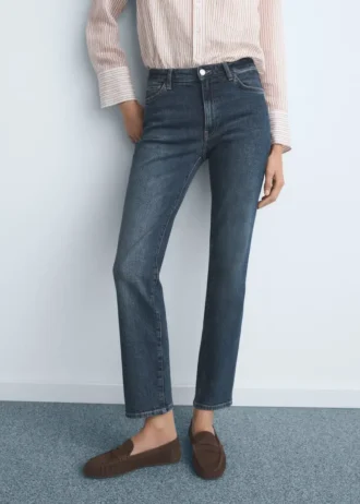 Slim-Fit-Jeans mit mittlerer Leibhöhe