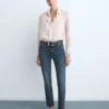 Slim-Fit-Jeans mit mittlerer Leibhöhe