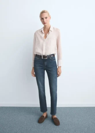 Slim-Fit-Jeans mit mittlerer Leibhöhe