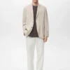 Slim Fit Leinenanzugblazer Slim Fit Leinenanzugblazer