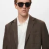 Slim Fit Leinenanzugblazer Slim Fit Leinenanzugblazer