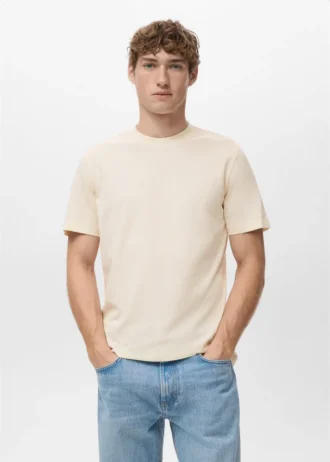 Slim-Fit-T-Shirt aus 100 % Baumwolle