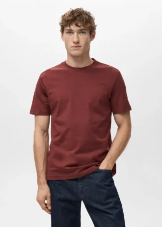 Slim-Fit-T-Shirt aus 100 % Baumwolle