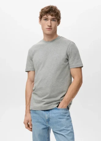 Slim-Fit-T-Shirt aus 100 % Baumwolle