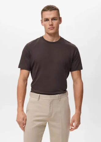 Slim-Fit-T-Shirt aus 100 % Baumwolle