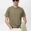 Slim-Fit-T-Shirt aus 100 % Baumwolle Slim-Fit-T-Shirt aus 100 % Baumwolle