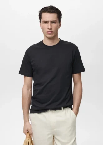Slim-Fit-T-Shirt aus 100 % Baumwolle