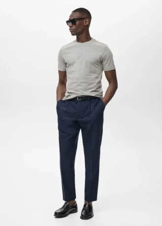 Slim-Fit-T-Shirt aus 100 % Baumwolle