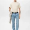 Slim-Fit-T-Shirt aus 100 % Baumwolle Slim-Fit-T-Shirt aus 100 % Baumwolle