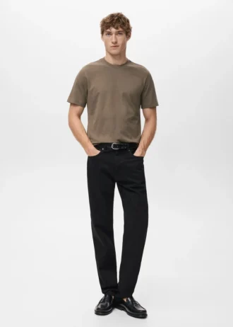 Slim-Fit-T-Shirt aus 100 % Baumwolle