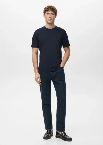 Slim-Fit-T-Shirt aus 100 % Baumwolle