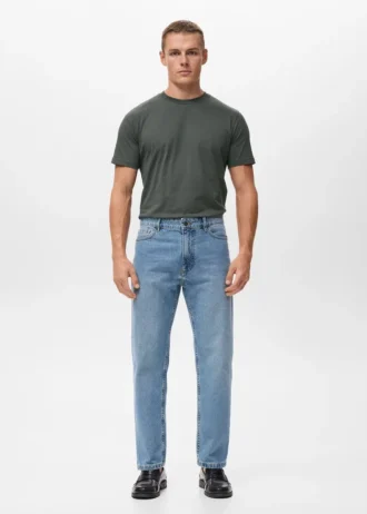 Slim-Fit-T-Shirt aus 100 % Baumwolle