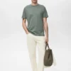 Slim-Fit-T-Shirt aus 100 % Baumwolle Slim-Fit-T-Shirt aus 100 % Baumwolle