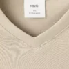 Slim Fit T-Shirt aus 100 % Baumwolle mit V-Ausschnitt Slim Fit T-Shirt aus 100 % Baumwolle mit V-Ausschnitt