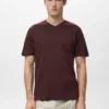 Slim Fit T-Shirt aus 100 % Baumwolle mit V-Ausschnitt Slim Fit T-Shirt aus 100 % Baumwolle mit V-Ausschnitt