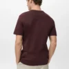 Slim Fit T-Shirt aus 100 % Baumwolle mit V-Ausschnitt Slim Fit T-Shirt aus 100 % Baumwolle mit V-Ausschnitt