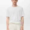 Slim-Fit-T-Shirt aus Leinen