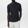 Slim-Fit-T-Shirt aus Leinen