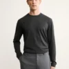 Slim-Fit-T-Shirt aus Wollmischung