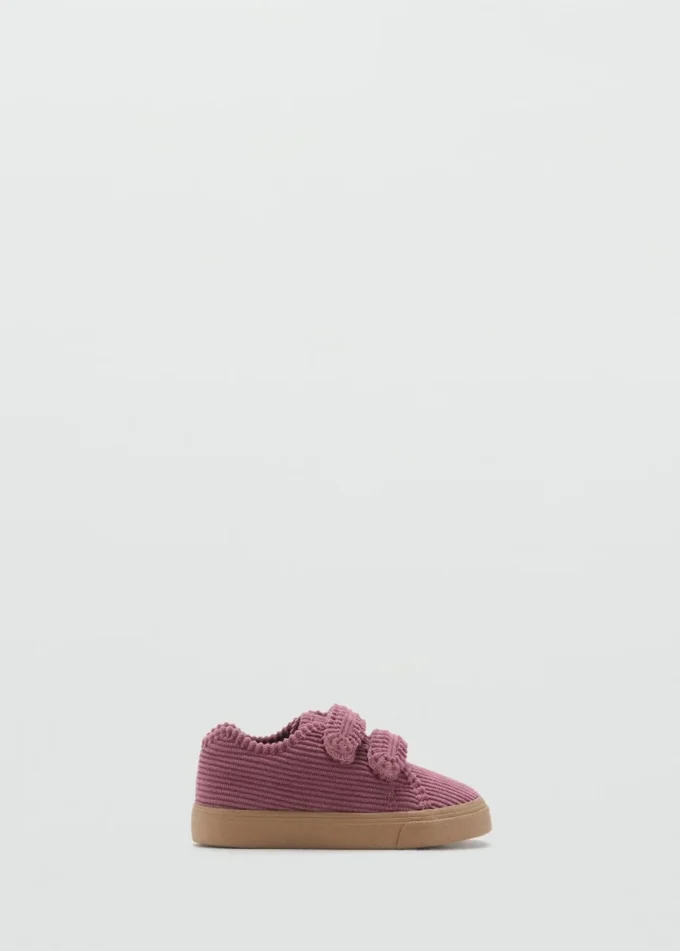 Sneaker aus Cord mit Klettverschluss Sneaker aus Cord mit Klettverschluss