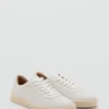Sneaker mit Lederbesatz Sneaker mit Lederbesatz