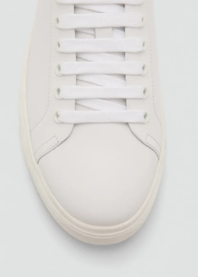 Sneaker mit Lederbesatz Sneaker mit Lederbesatz