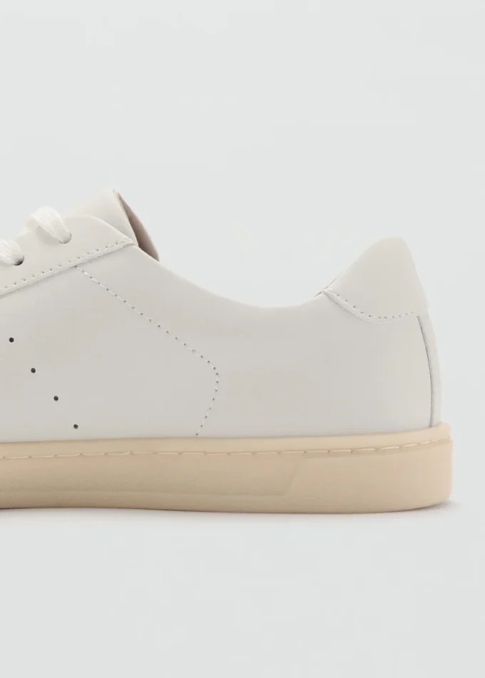 Sneaker mit Lederbesatz Sneaker mit Lederbesatz