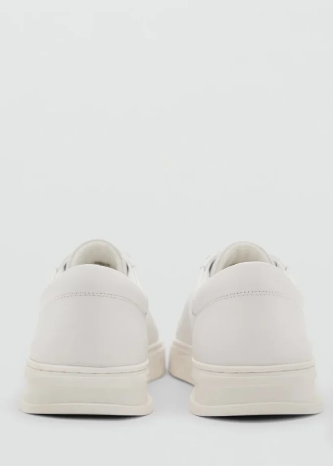 Sneaker mit Lederbesatz Sneaker mit Lederbesatz