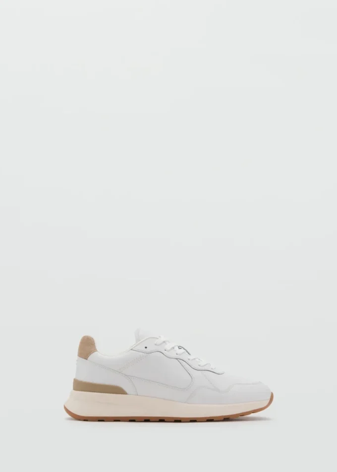 Sneakers aus Ledermix Sneakers aus Ledermix