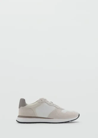 Sneakers aus Ledermix