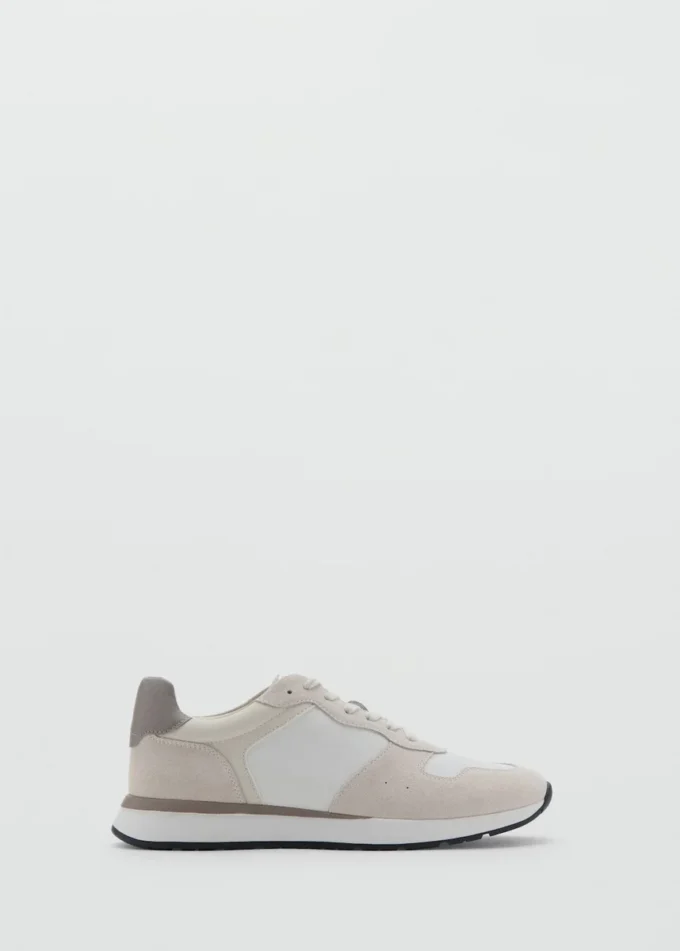 Sneakers aus Ledermix Sneakers aus Ledermix