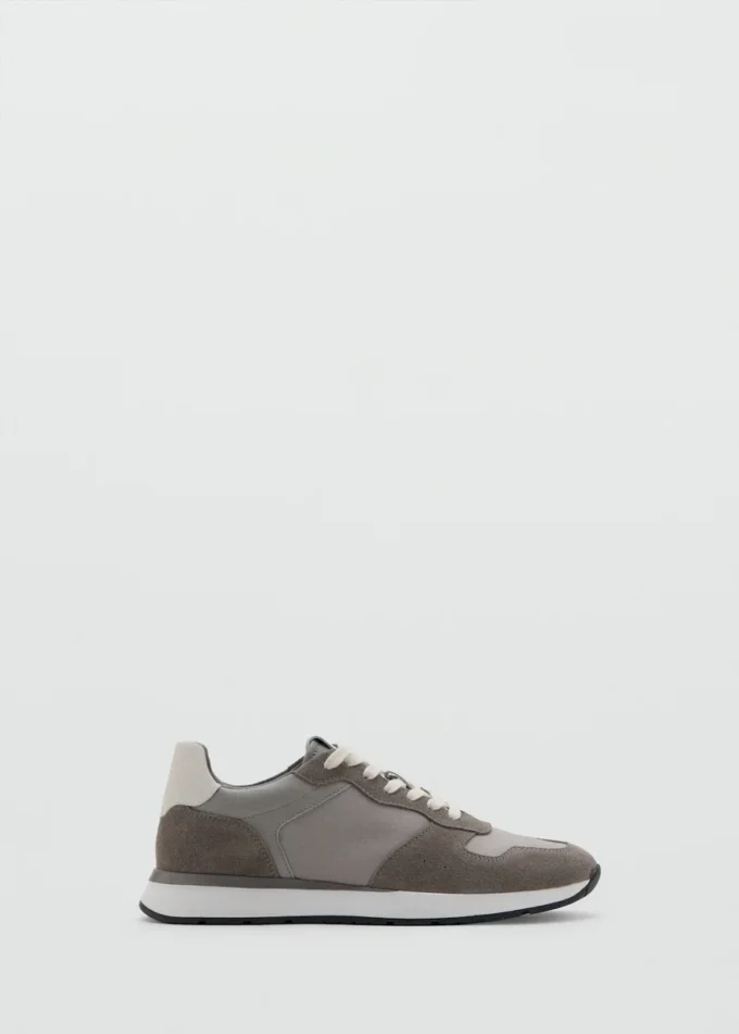 Sneakers aus Ledermix Sneakers aus Ledermix