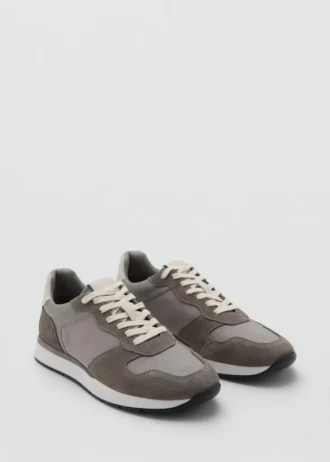 Sneakers aus Ledermix